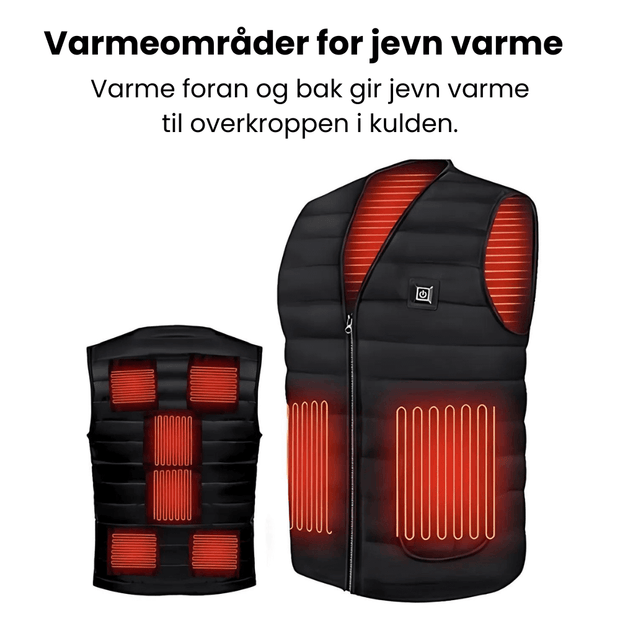 BodyHeater™ - USB Oppvarmet Vest