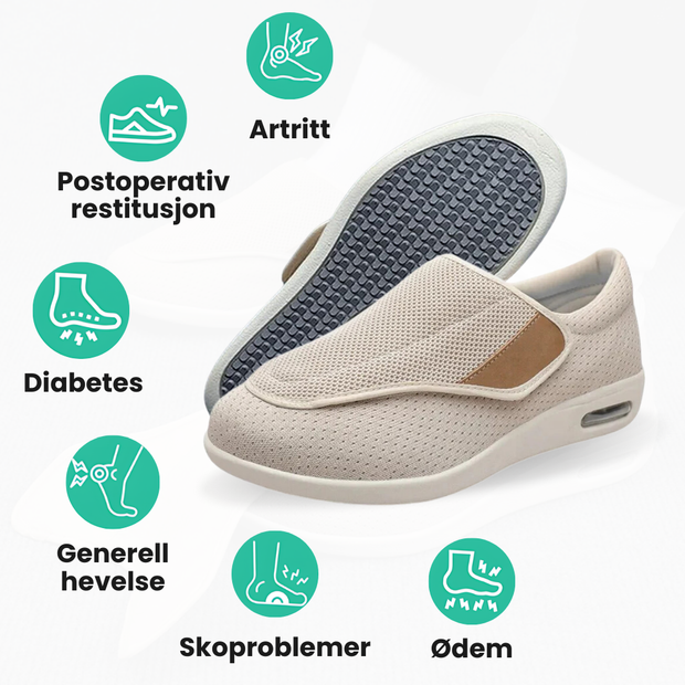 ComfortSteps™ - Bredde Komfort Sko