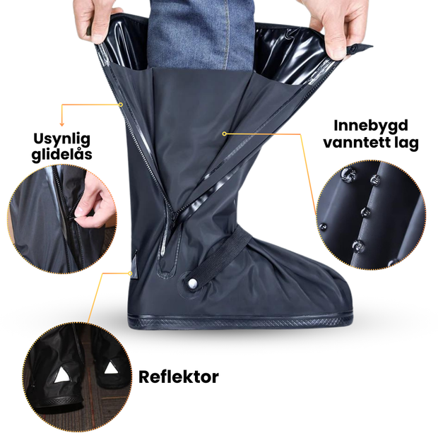 DryBoot™ - Vanntette sklisikre skoovertrekk