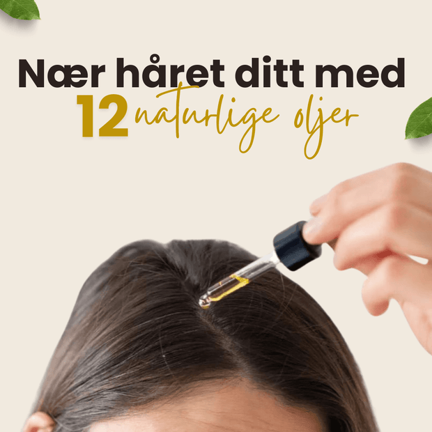 Hårvekstolje - 100% Økologisk (1+1 Gratis)