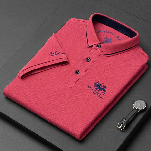 Marque™ - Herrebrodert Polo for en Elegant og Moderne Stil